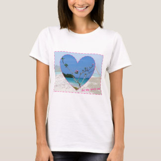 T-shirt Coeur de Frangipani