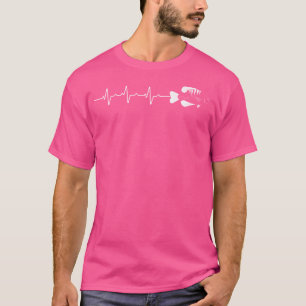 T-shirt Coeur de fréquence cardiaque Crappie