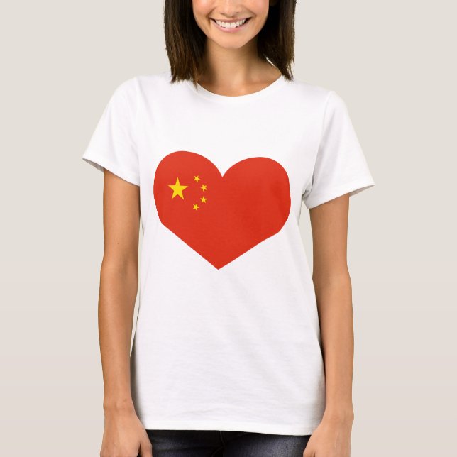 T-shirt Coeur de la Chine (Devant)