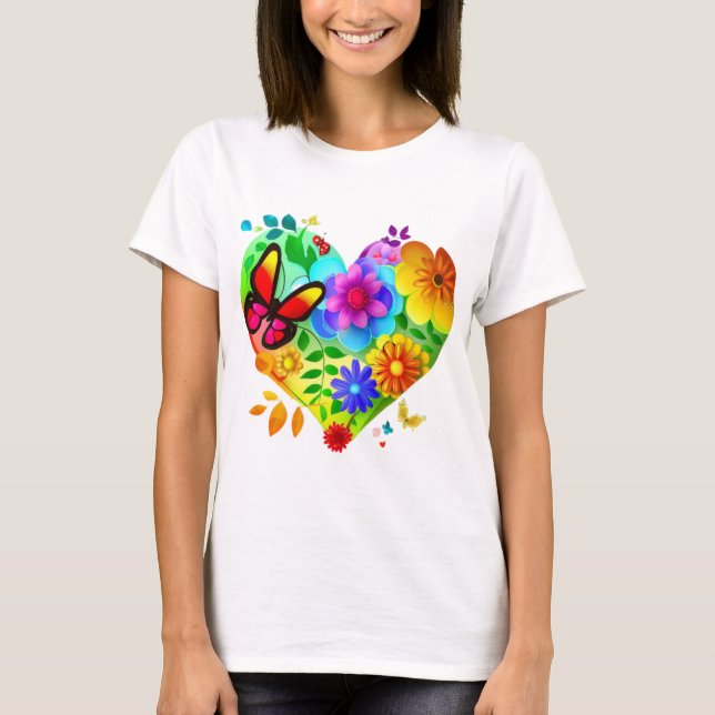 T-shirt Coeur de la nature (Devant)