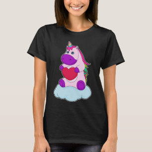 T-shirt Coeur de licorne
