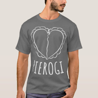 T-shirt Coeur de Pierogi polonais