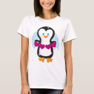 T-shirt Coeur de pingouin