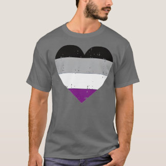 T-shirt Coeur de poche Funny LGB Aexal Flag Fierté Support
