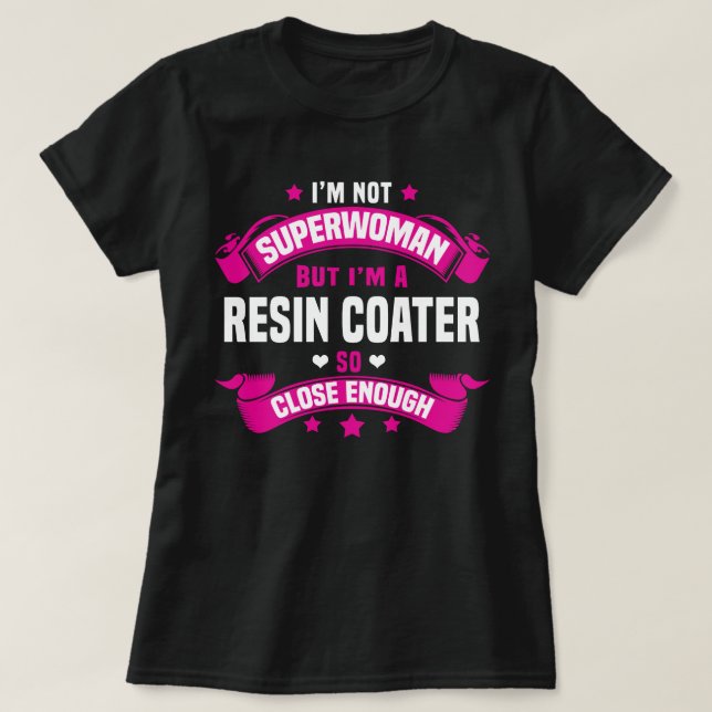 T-shirt Coeur de résine (Design devant)