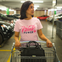 T-shirt Cœur de sensibilisation au cancer du sein Pink Pow