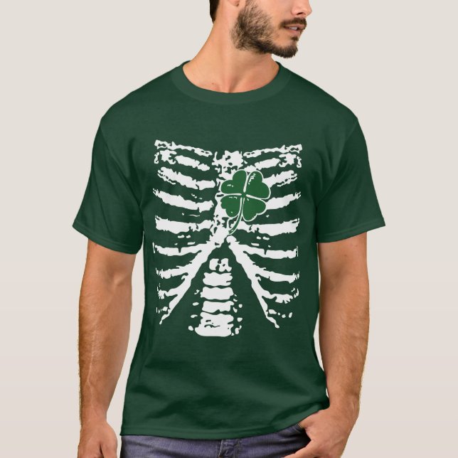 T-shirt Coeur de shamrock (Devant)