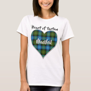 T-shirt Cœur de tartan Clan MacNeil Plaid