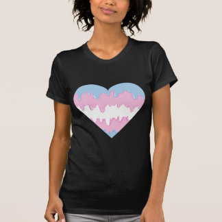 T-shirt coeur de transsexuel