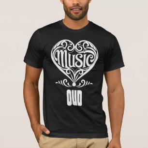 T-shirt Coeur défilé élégant pour les amateurs d'oud