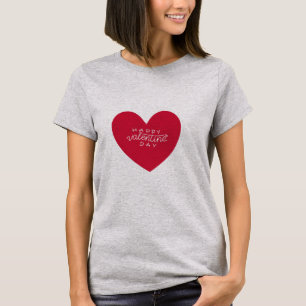 T-shirt Coeur des femmes Heureuses Saintes-Valentin