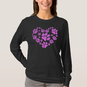 T-shirt Coeur des pattes