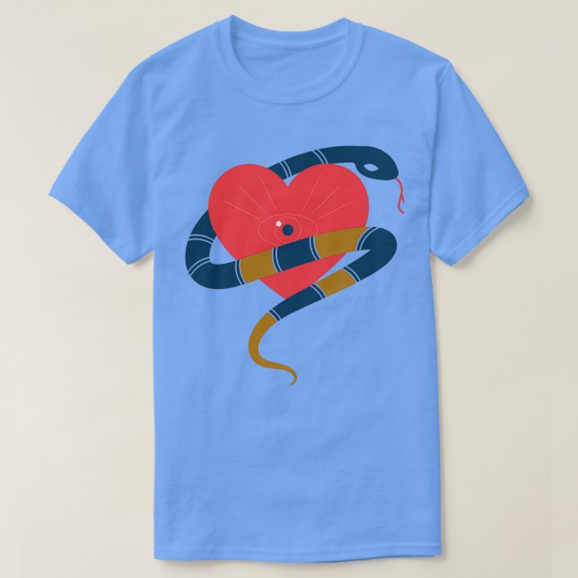 T-shirt Coeur des serpents (Design devant)