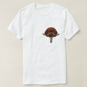 T-shirt Cœur dézippé, plein d'amour de Terre-Neuve
