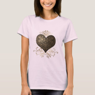 T-shirt Coeur d'or