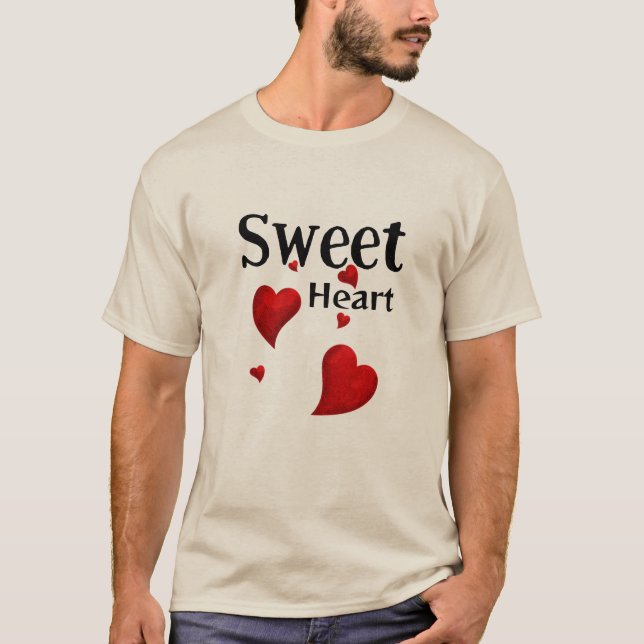 T-shirt Coeur doux (Devant)