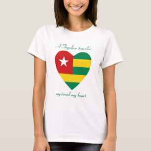 T-Shirt Cœur Drapeau Togolais