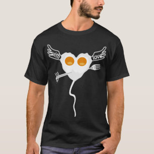 T-shirt Coeur drôle de Saint-Valentin avec la chemise