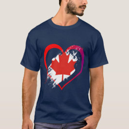 T-shirt Coeur du Canada