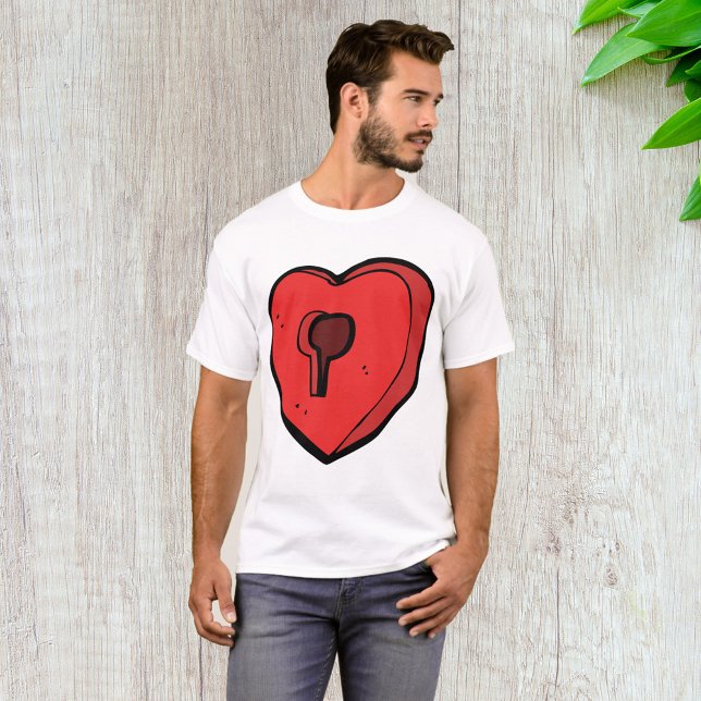 T-shirt Coeur du clavier (Créateur téléchargé)