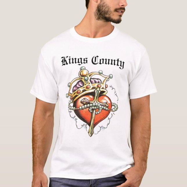 T-shirt Coeur du comté de Kings (Devant)