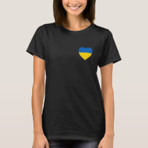 Coeur du drapeau ukrainien