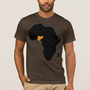 T-shirt Coeur du Nigéria de l'Afrique
