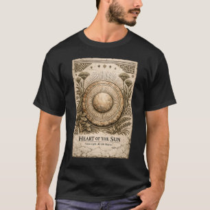 T-shirt Cœur du Soleil Disque Solaire Afrique Ancienne