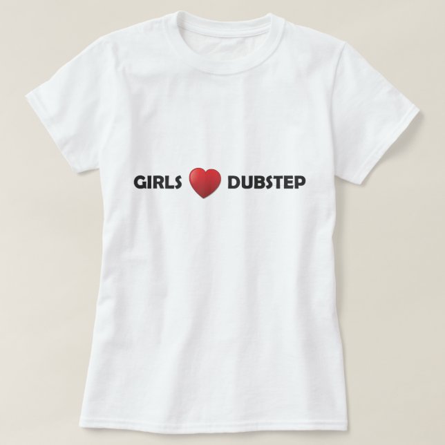 T-shirt Coeur Dubstep de Girsl (Design devant)