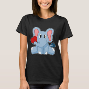 T-shirt Coeur éléphant