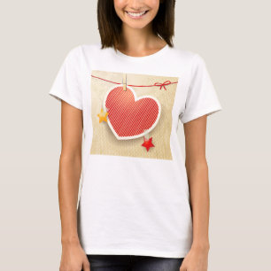T-shirt Cœur en papier