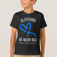 Coeur En Septembre Nous Portons Bleu Alopecia Area