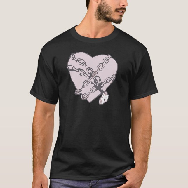 T-shirt Coeur enchaîné (Devant)