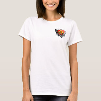 T-shirt Coeur et ailes