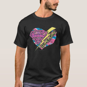 T-shirt Coeur et boulon de Supergirl
