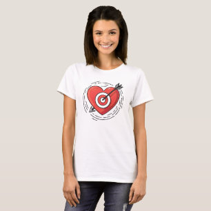 T-shirt Coeur et flèche