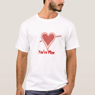 T-shirt Coeur Et Flèche-Rouge