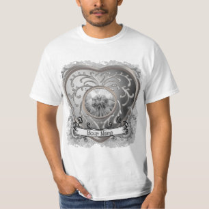 T-shirt Coeur Fée en argent personnalisé