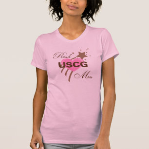 T-shirt Coeur fier de maman d'USCG