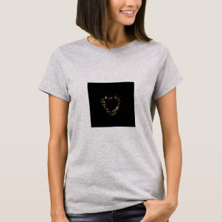 T-shirt Cœur floral