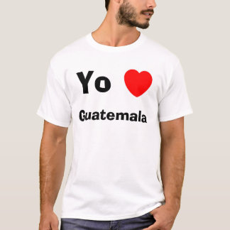 T-shirt Coeur Guatemala de Yo
