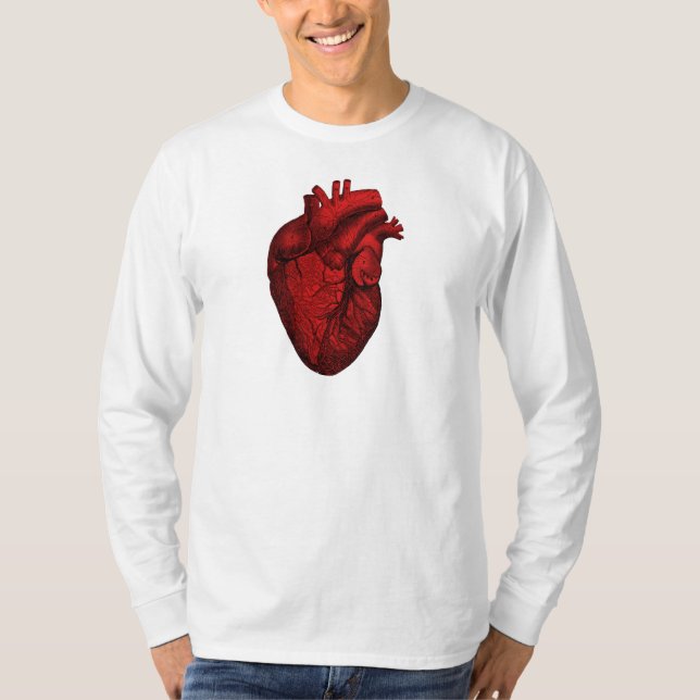 T-shirt Coeur humain anatomique (Devant)