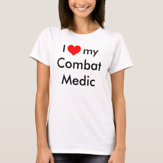 T-shirt Coeur I mon médecin de combat