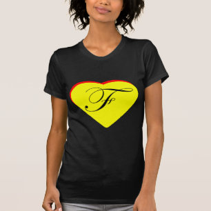 T-shirt Coeur Jaune Rouge F Faire-part de mariage Le MUSÉE