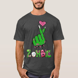 T-shirt Coeur Kpop Zombie