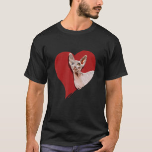 T-shirt Coeur Love Kitten Pour Animal Et Mignonne Chat 2