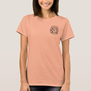 T-shirt Coeur maltais d'épouse de sapeurs-pompiers