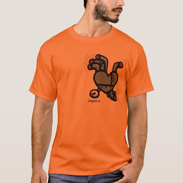 T-shirt coeur mécanique (Devant)