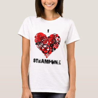 T-SHIRT COEUR MÉCANIQUE DE STEAMPUNK
