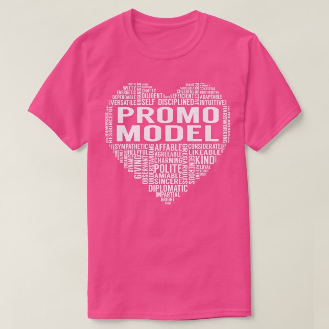 T-shirt Coeur modèle Promo (Design devant)